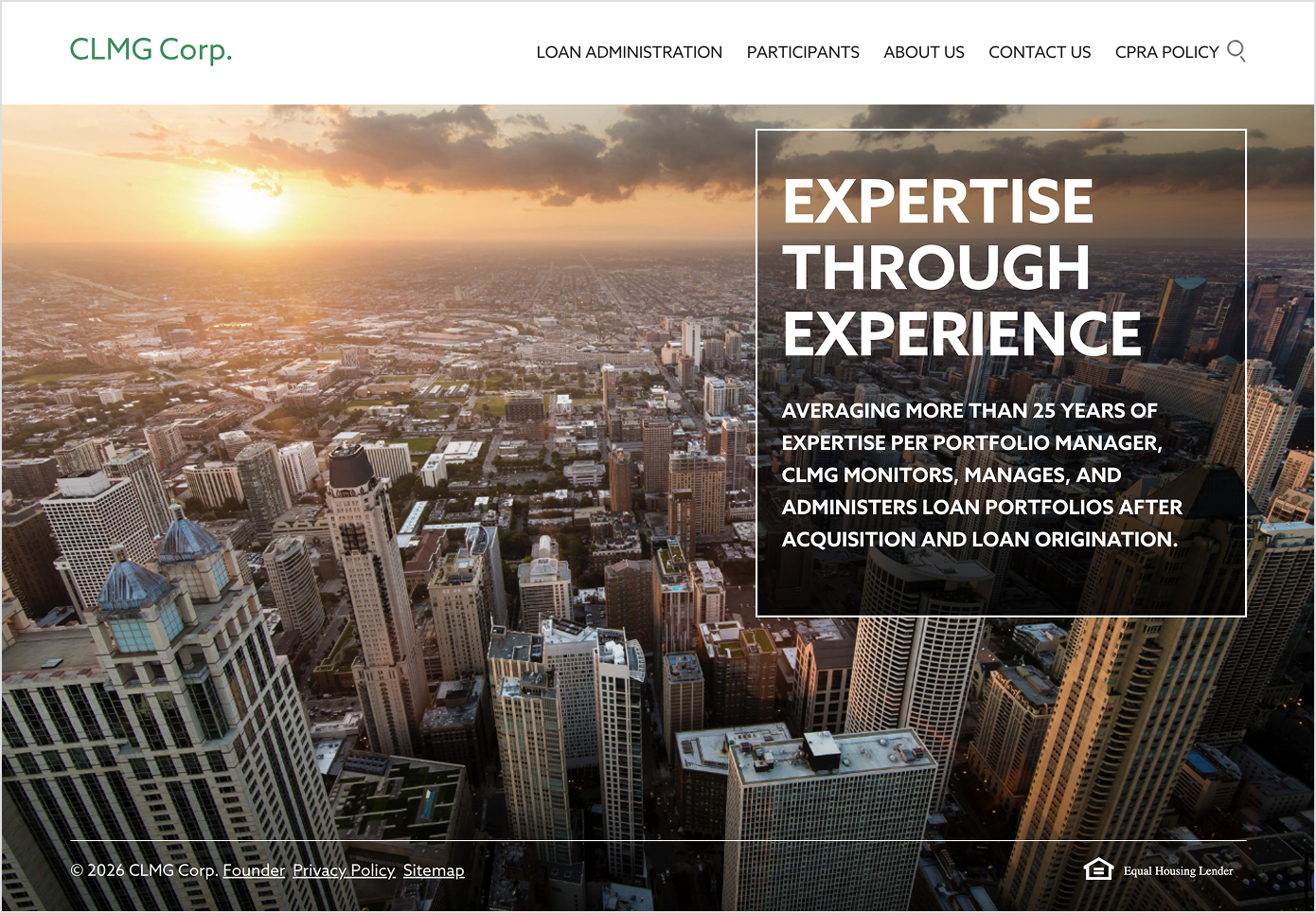 CLMG Corp. website